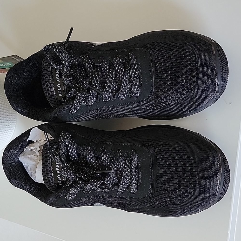 U S Polo Assn black 10 size